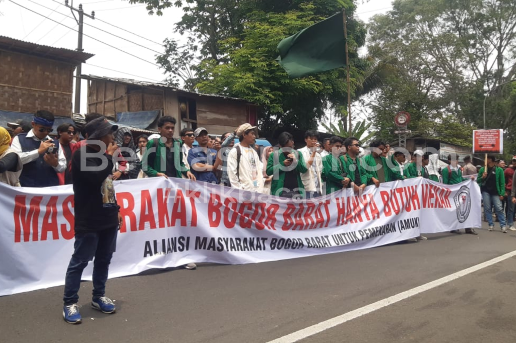 Ratusan Warga Bogor Barat Tuntut Pemekaran Wilayah, Ancam Kepung Istana Bogor