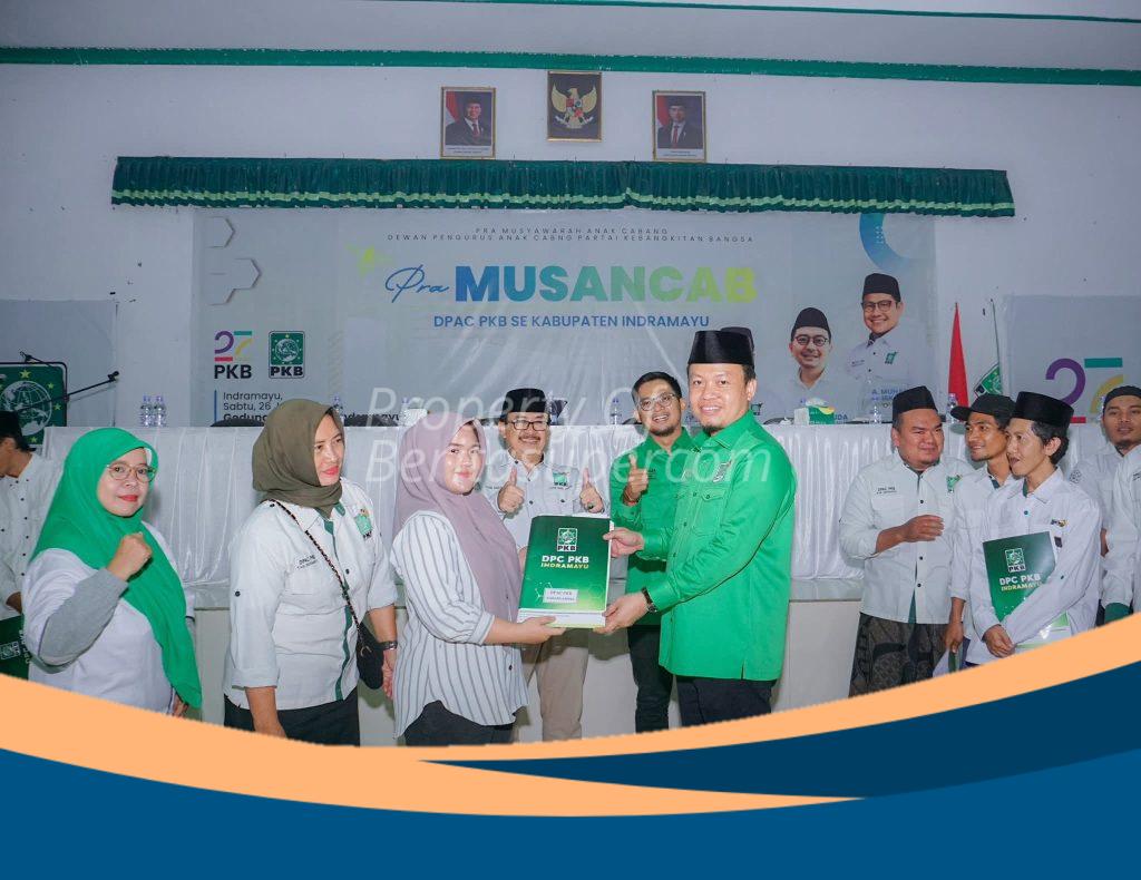 Peserta pra-Musancab PKB Indramayu mengikuti jalannya konsolidasi internal tingkat kecamatan.