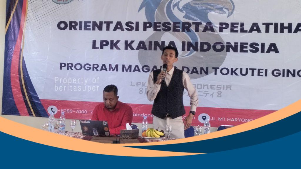 "Manajemen Kaina Indonesia Beri Arahan untuk Calon Peserta Magang Jepang"