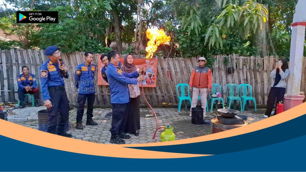 Relawan Destana Pabeanilir ikuti pelatihan Damkar Indramayu