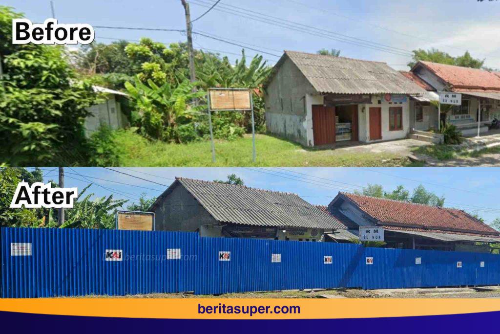 Penertiban Lahan oleh KAI Daop 3 Cirebon di Majalengka