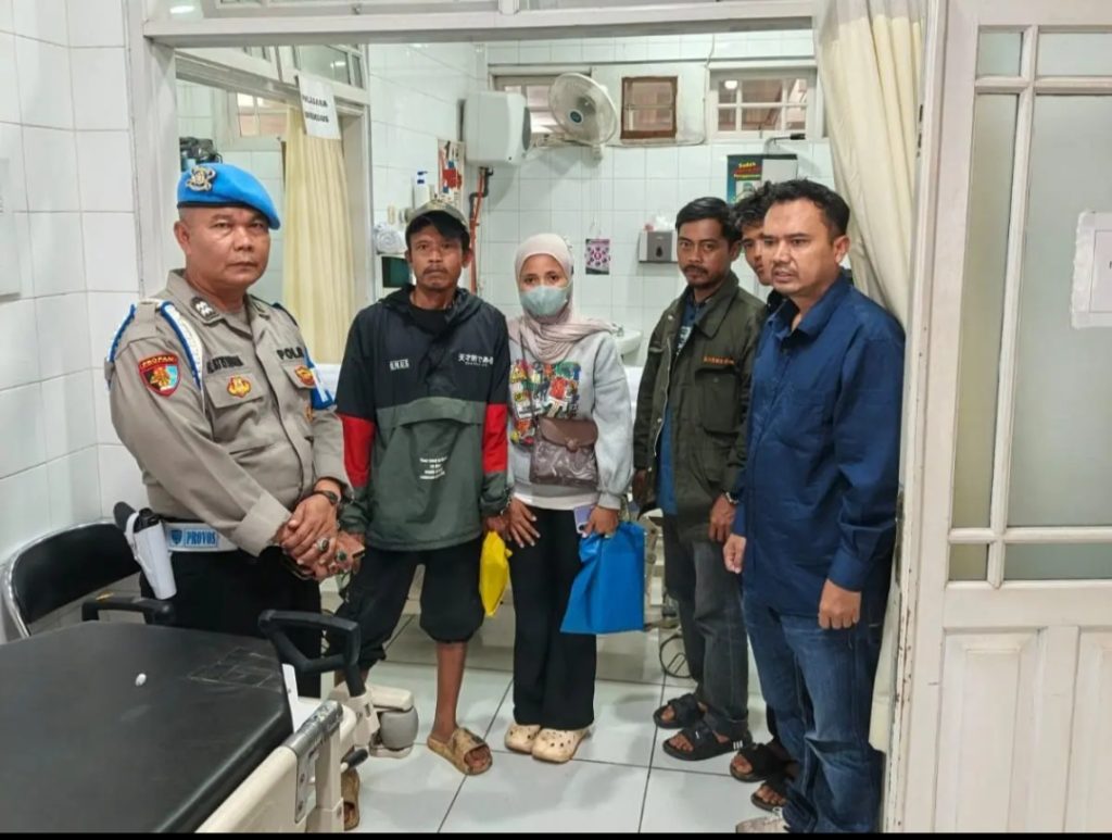 pihak keluarga korban dengan fasilitasi dari Polsek Baleendah.