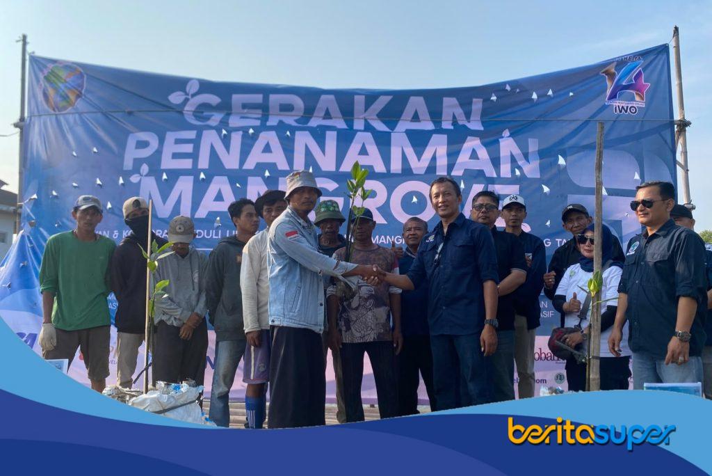 Sambut HUT ke-14, IWO Tanam Ribuan Mangrove di PIK 2 Ketua Umum IWO Dwi Christianto dan wartawan menanam bibit mangrove di Hutan Mangrove Tanjung Pasir PIK 2 Tangerang.