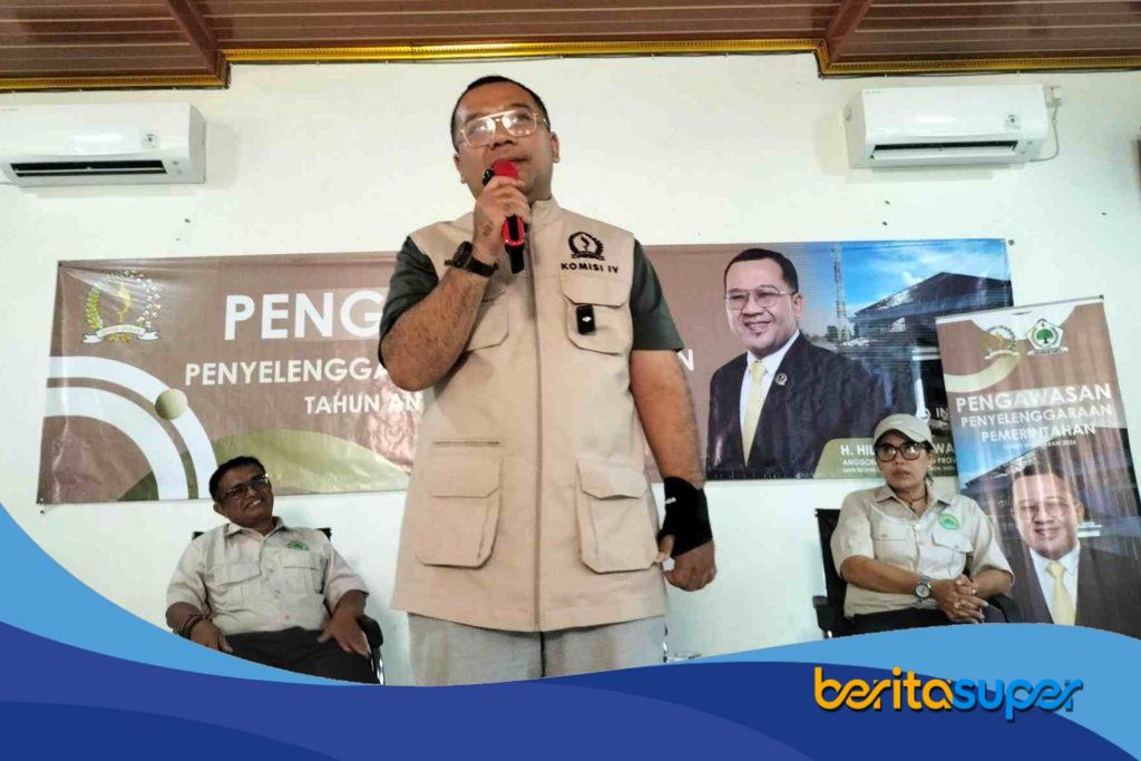 Hilal Hilmawan menerima aspirasi pedagang Sport Center Indramayu